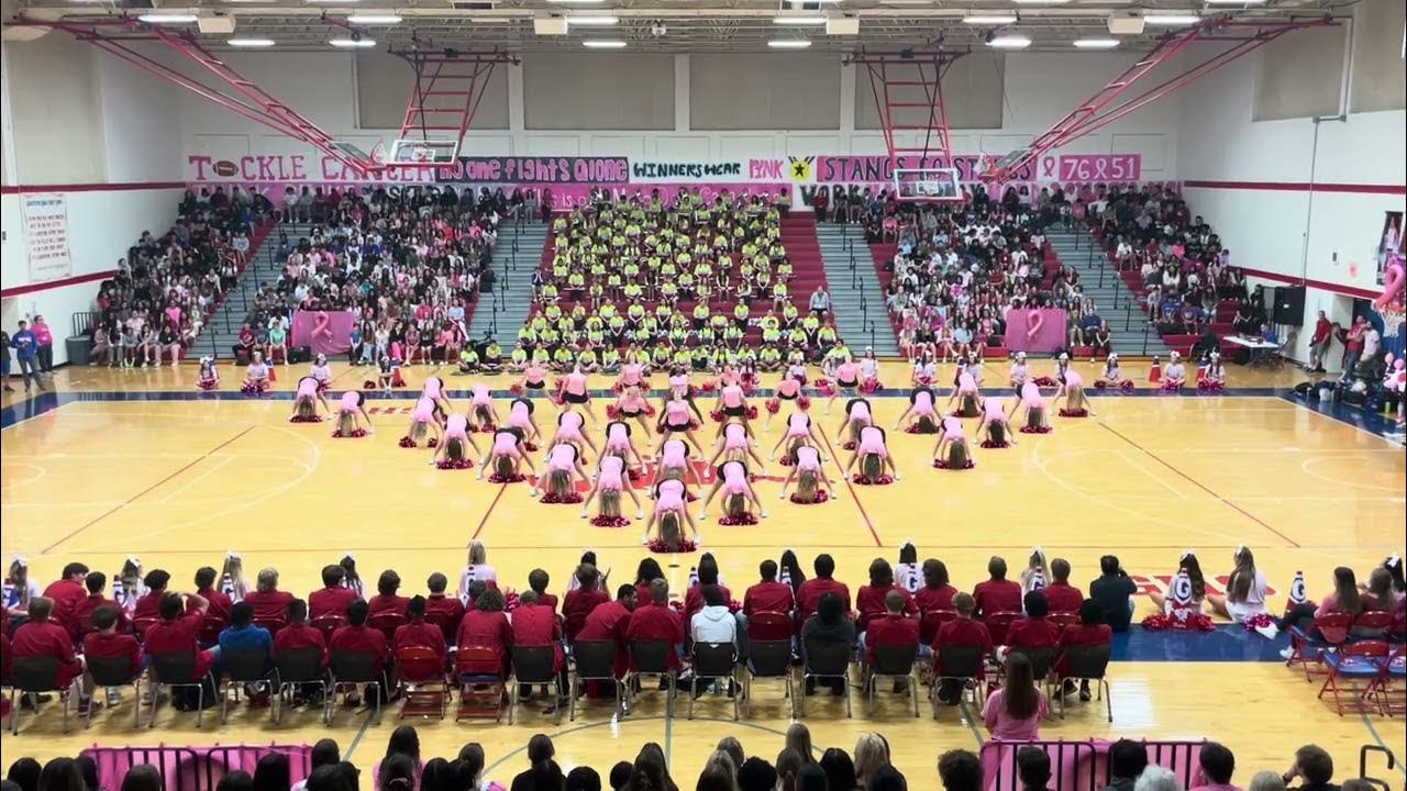Grapevine High School Fillies Dance Team Pro Style Pom Pep Rally