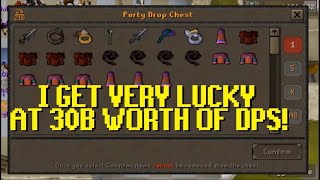 I GOT LUCKY AT 30B+ WORTH OF DROP PARTIES! OSRS #5