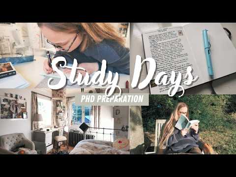 Applying for my PhD... again! (study vlog)