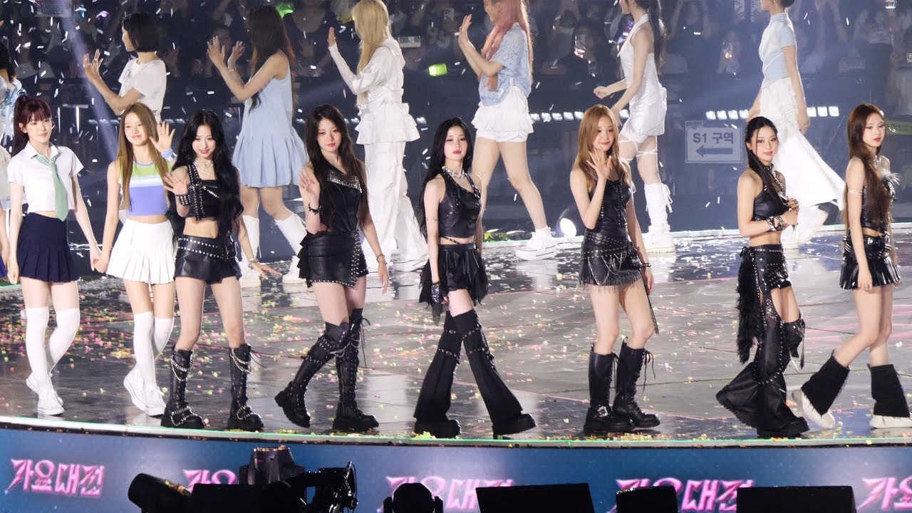 가요대전 summer 전출연진 엔딩 직캠 gayo daejeon ENDING BABYMONSTER H2H ILLIT KiiiKiii STAYC TXT NCT DREAM 250727