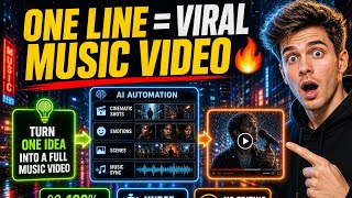 I Created a Multi-Shot AI Music Video &amp; Vlog Using Just One Sentence (Cinematic Tutorial