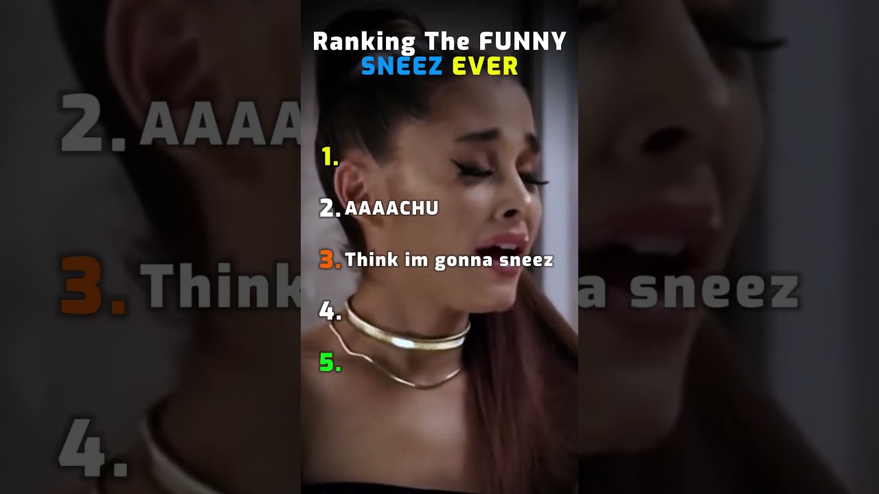 Ranking the funniest SNEEZING Ever (Ranked)