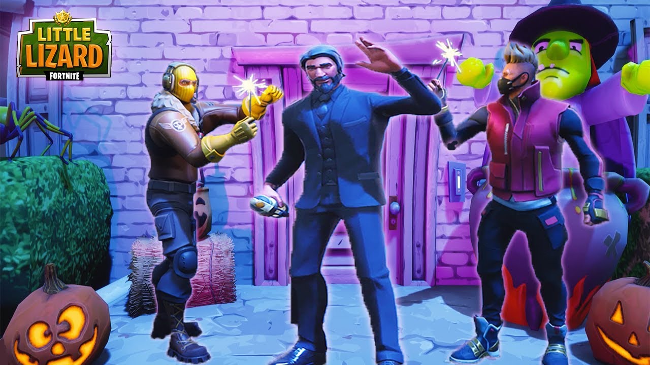 trick or treat costume DRIFT AND RAPTOR'S TRICK OR TREAT PRANK! *SEASON 6* - FORTNITE SHORT FILMS