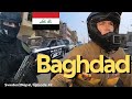 Female riding motorcycle in bag.ad  iraq  e42