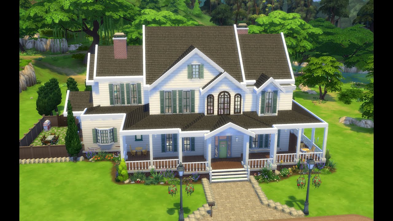 The Sims  4  Suburban  House  YouTube