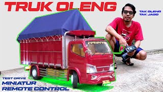 MINIATURE Wobbling TRUCK REMOTE CONTROL VERSION ~ TEST DRIVE RC TRUCK CANTER REBECCA