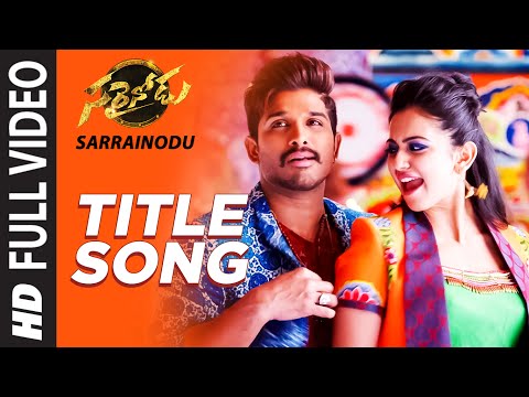 SARRAINODU Full Video Song || \