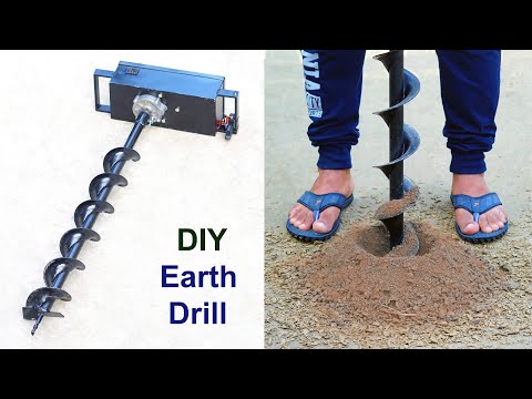 DIY Earth Auger Machine / Soil