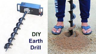 DIY Earth Auger Machine / Soil Digger