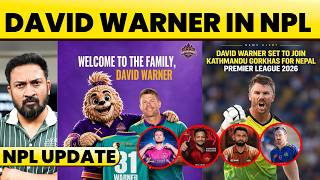 David Warner Enters Nepal Premier League | NEPAL FANS, THIS IS HUGE | READY FOR A BLOCKBUSTER SEASON