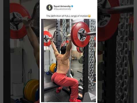 Bro Only Lifts FULL RANGE OF MOTION!