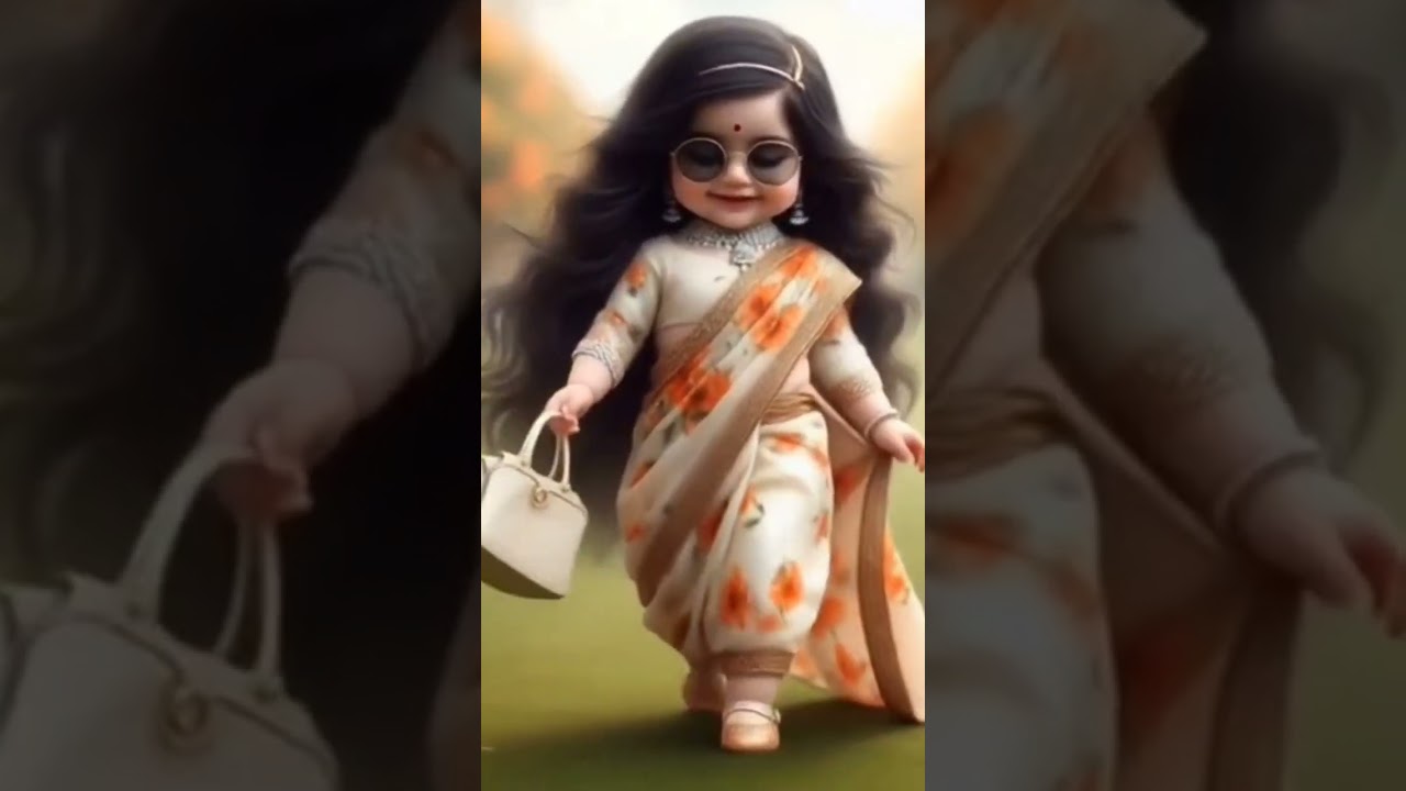 Cutest Baby Fashion Show💫 Saree Style