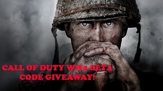 Call Of Duty WW2 Beta Code Giveaway!!
