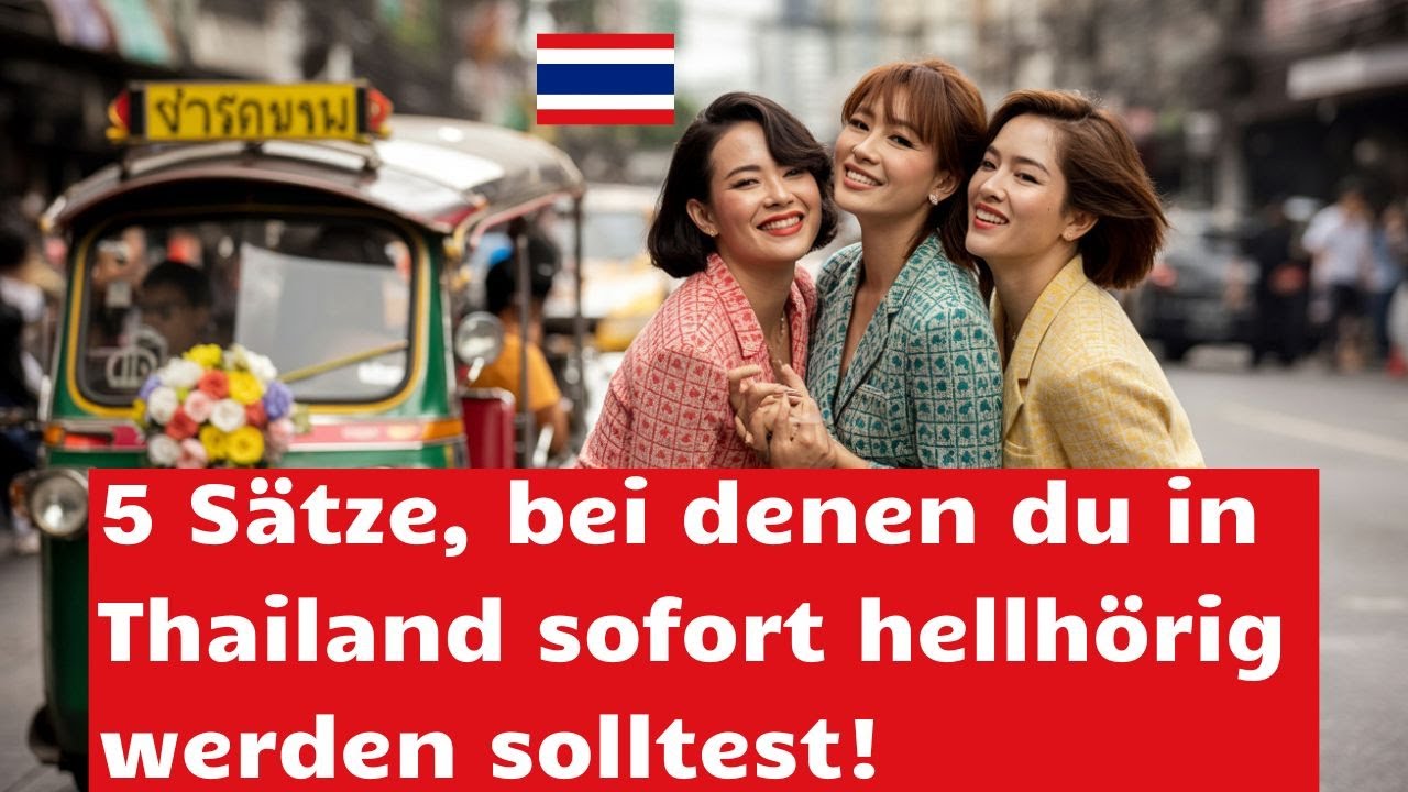5 Sätze von Frauen, bei denen du in Thailand sofort hellhörig werden solltest
