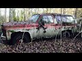 Abandoned k5 blazer revival drives out of its grave chevrolet squarebody first start in 15 years