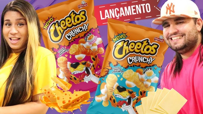 Já provou o Cheetos Crunchy sabor super cheddar ? #cheetos #cheetoscr