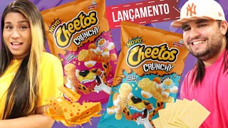 Salgadinho sabor super cheddar pacote com 78g - Cheetos Crunchy