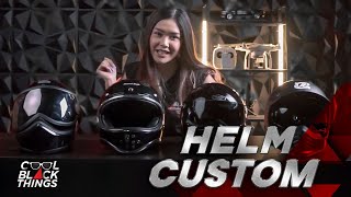 Rekomendasi Helm Custom Clic Bikin Bikers Makin A Black Things2022 - Eps 20