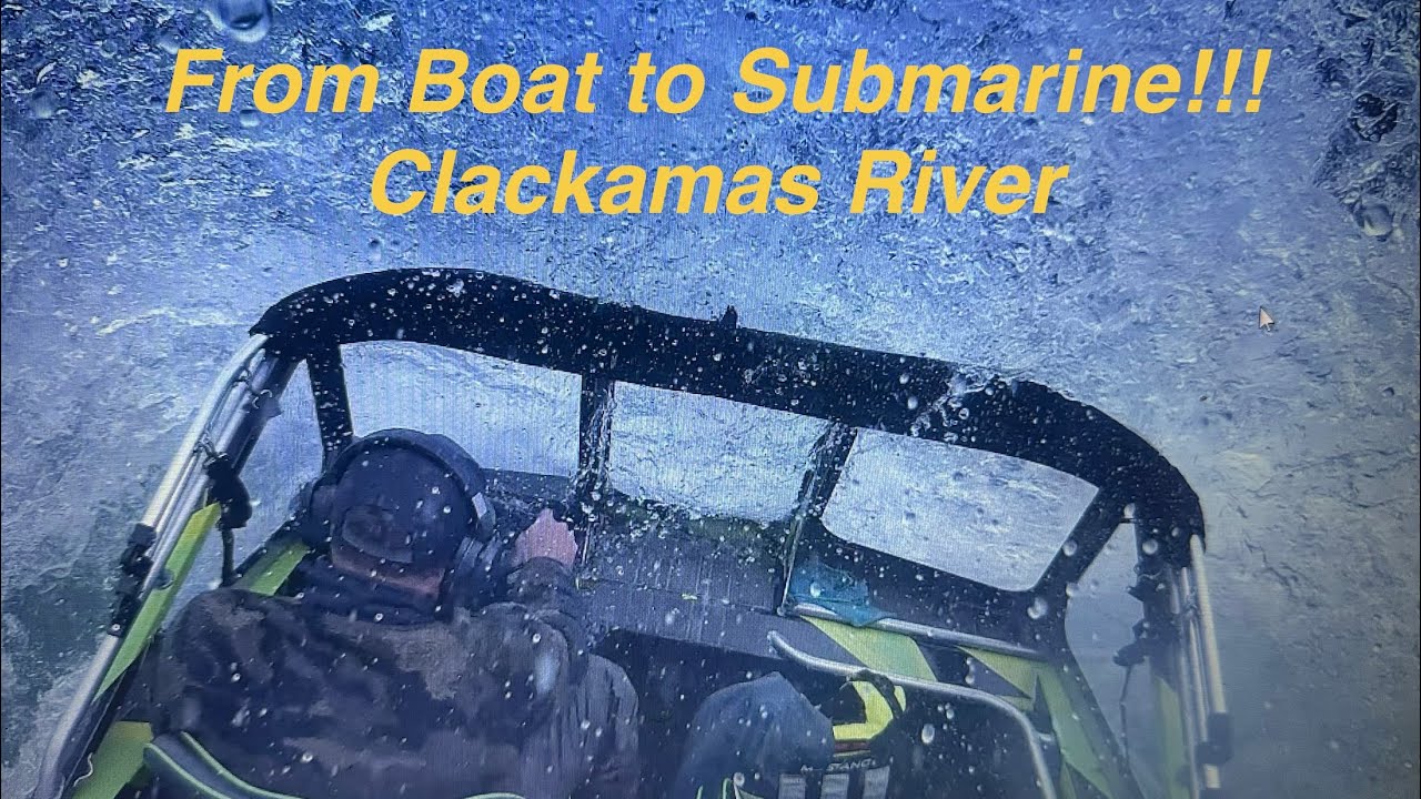 Mini Jet Boat Rip Up the Clackamas River.