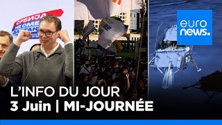 L’info du jour | 3 juin - Mi-journée