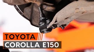 TOYOTA COROLLA Saloon (E15_) Führungsgelenk austauschen - Video-Tutorial