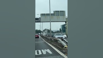 M4 Traffic Jam Towards Heathrow Airport, Clear Roads Towards Central London