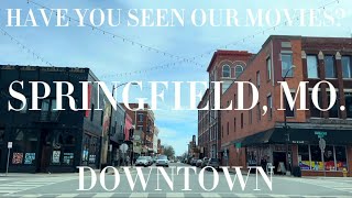Downtown in Springfield, MO. (4K)