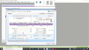 Adding an attachment to a MYOB invoice