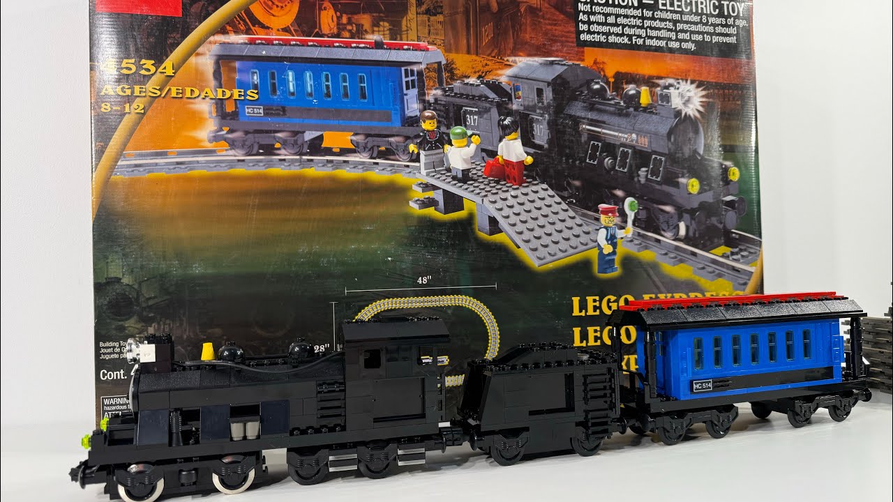 LEGO Trains - 9V LEGO Express (#4534) Set Review - YouTube