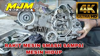 COCOK UNTUK PEMULA TUTORIAL RAKIT MESIN SUZUKI SMASH SAMPAI MESIN HIDUP DETAIL DAN LENGKAP