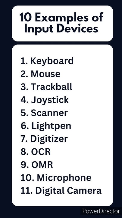 10 Examples of input devices | Input device example | #shorts # ...