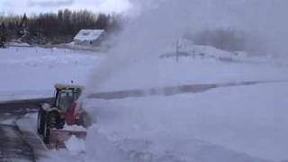 New Holland Tv6070 With Pronovost Snowblower