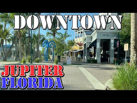 Jupiter - Florida - 4K Downtown Drive