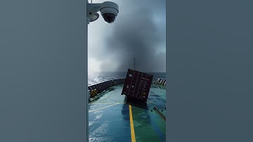 Massive explosion caught on ship