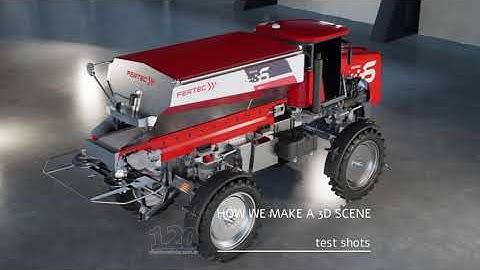 3D Render Breakdown of a fertiliser