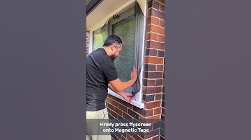 DIY Flyscreen using Magnetic Tape