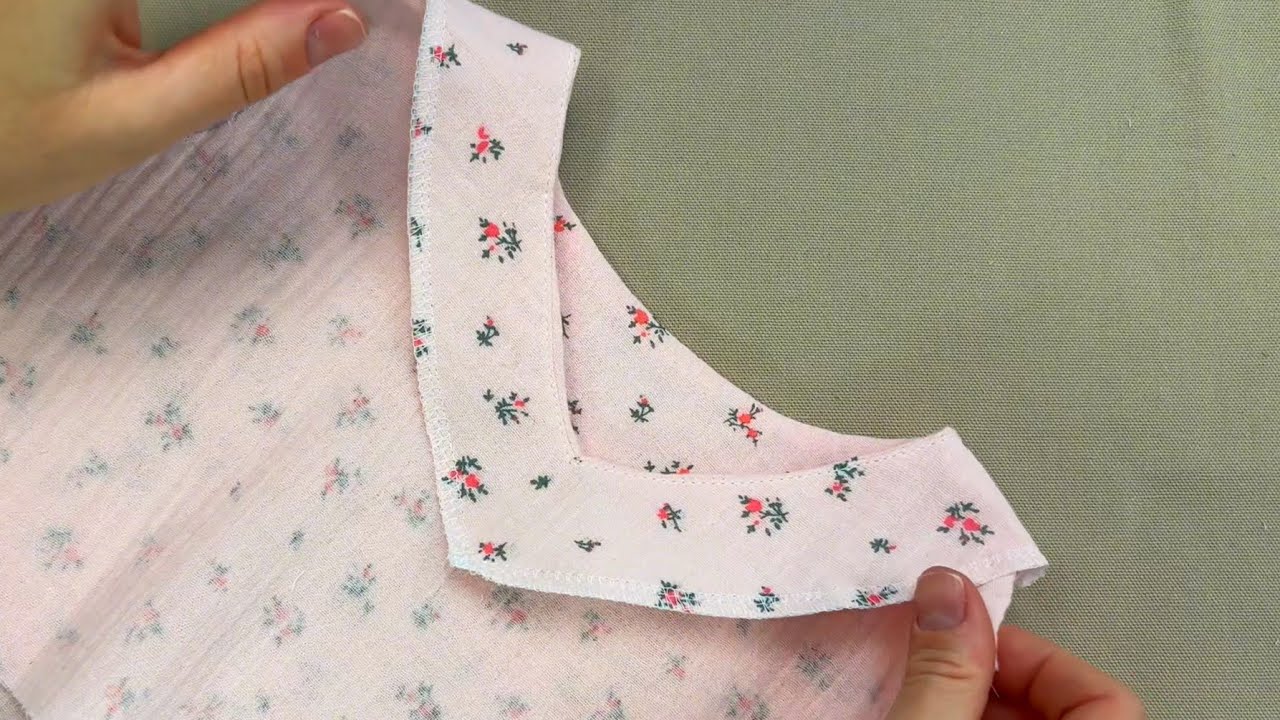 Pattern Making On Neckline How to Sew a Neckline Facing: Easy & Professional Finish - YouTube