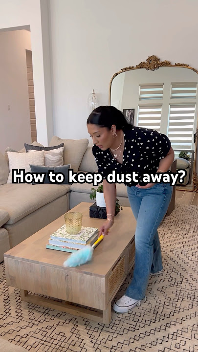 How to keep dust away? #dust #cleaning #clean #howto #trending #video