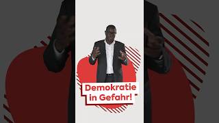 Auf sein Büro wurde sogar schon geschossen! Karamba Diaby über Angriffe auf unsere Demokratie.