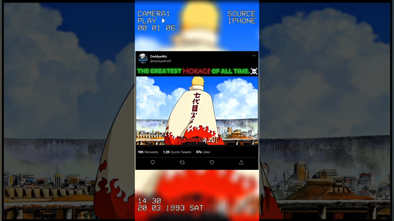 The Greatest Hokage Of All Time... Naruto Uzumaki // #naruto #anime #viewsproblem #shorts