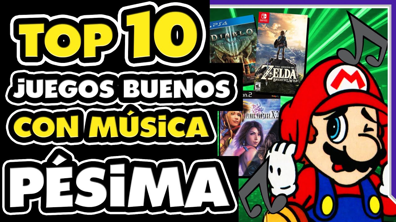 Top 10 - Juegos BUENOS con Música PÉSIMA [Mundo N Íntimo #113]