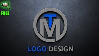 Letter M T Logo Design in GIMP | Free Logo Design Tutorial for Beginners