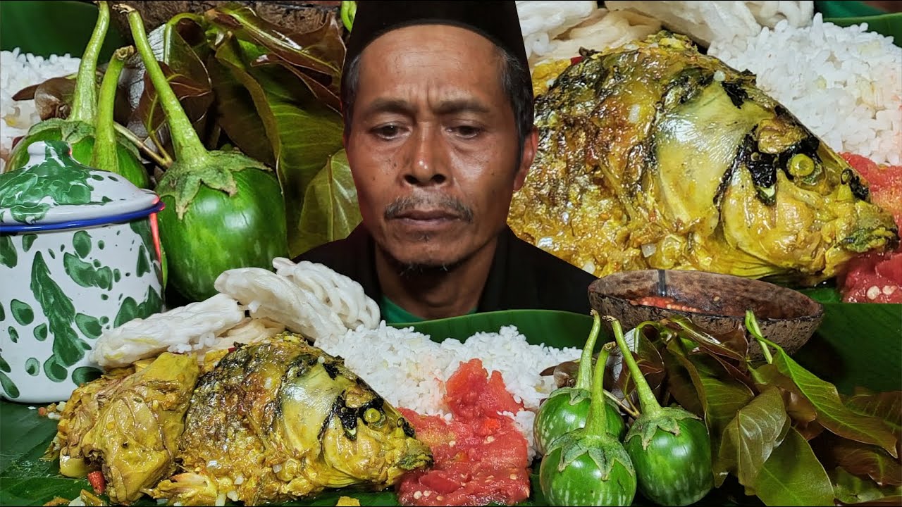 Pindang Ikan Mas, Sambal & Lalapan Bunut