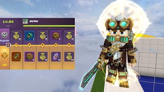 *Steampunk Explorer Armor* Unlocking Season 13 BattlePass in SkyBlock! (Blockman Go)