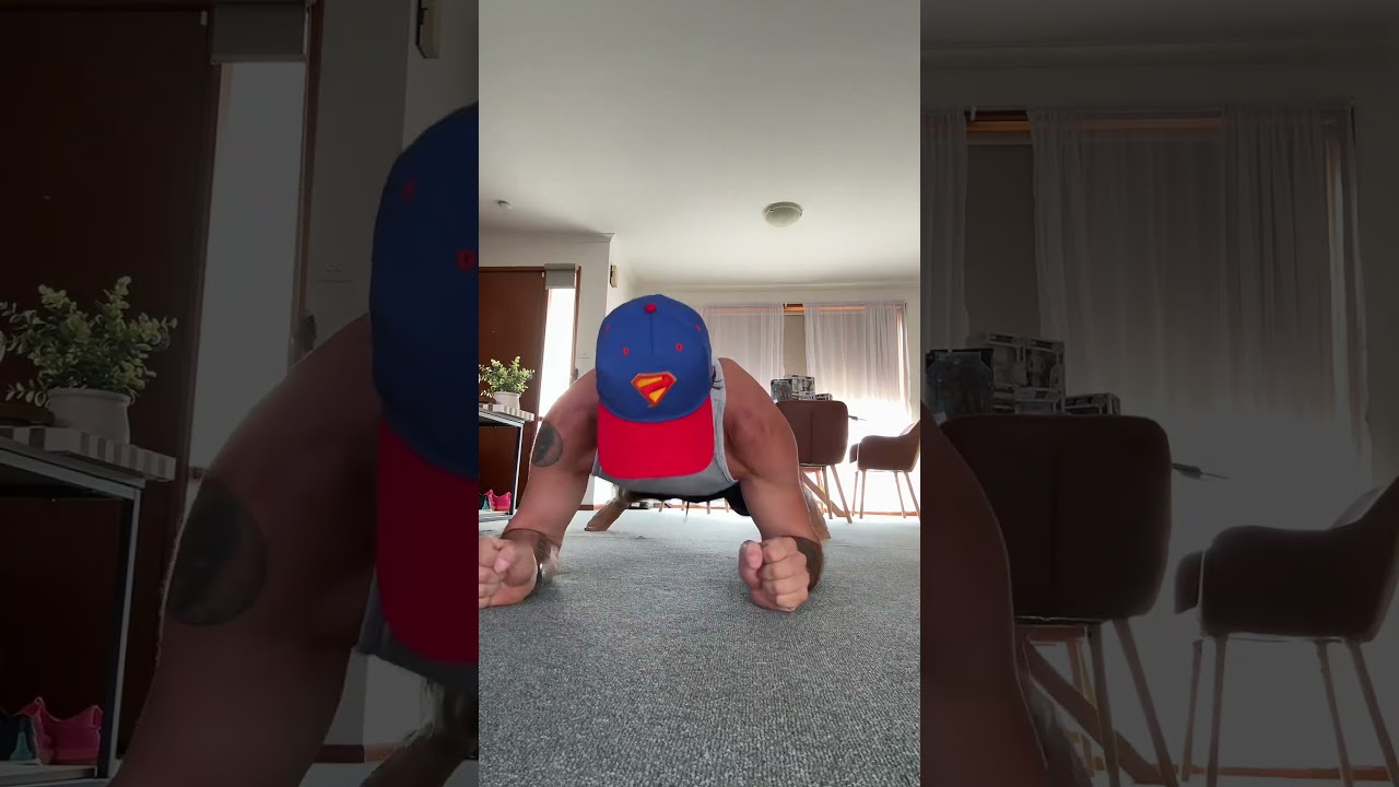 time of year to get fit in again #pushupchallenge #supermancostume #superman #shorts #fitnessshorts