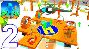 Zombie Raft - Gameplay Walkthrough Part 2 Stickman Zombie Raft Survival (iOS, Android)