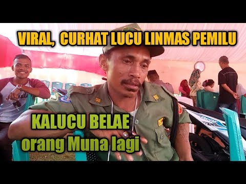 Pesan lucu linmas pemilu 2019