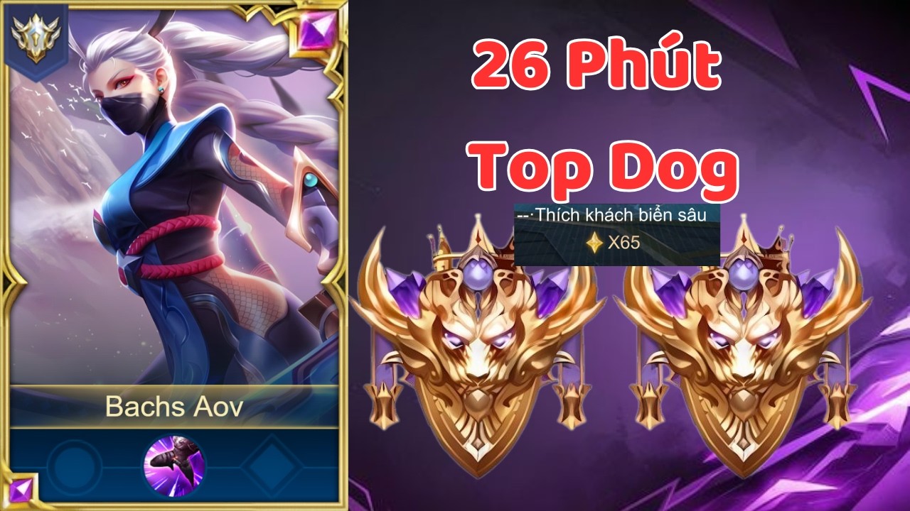 26 Phút Bem Các Vị Tướng ''Top Meta''  Rank 65 ⭐| Bachs Aov