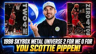 1998 Skybox Metal Universe 2 For Me 0 For You Scottie Pippen