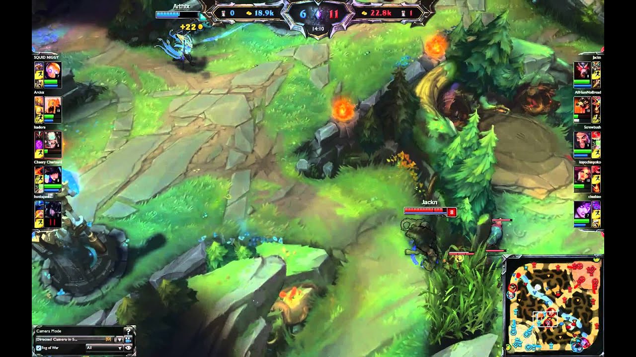 Azir ult interrupting Warwick ult - YouTube